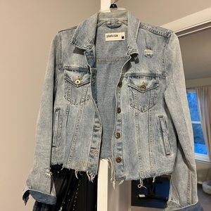 Pistola cropped denim jacket